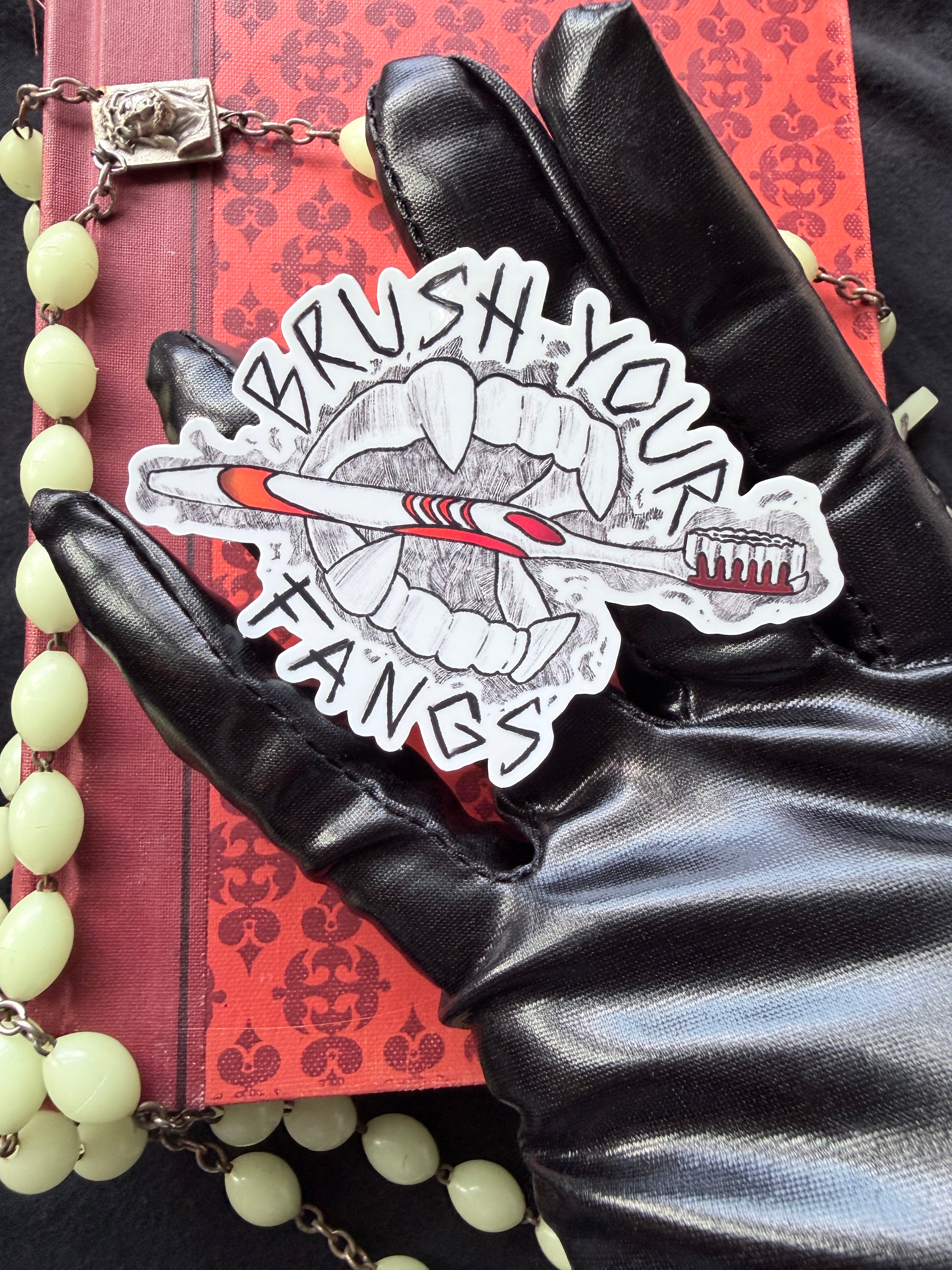 Brush Your Fangs / Holo-Sticker