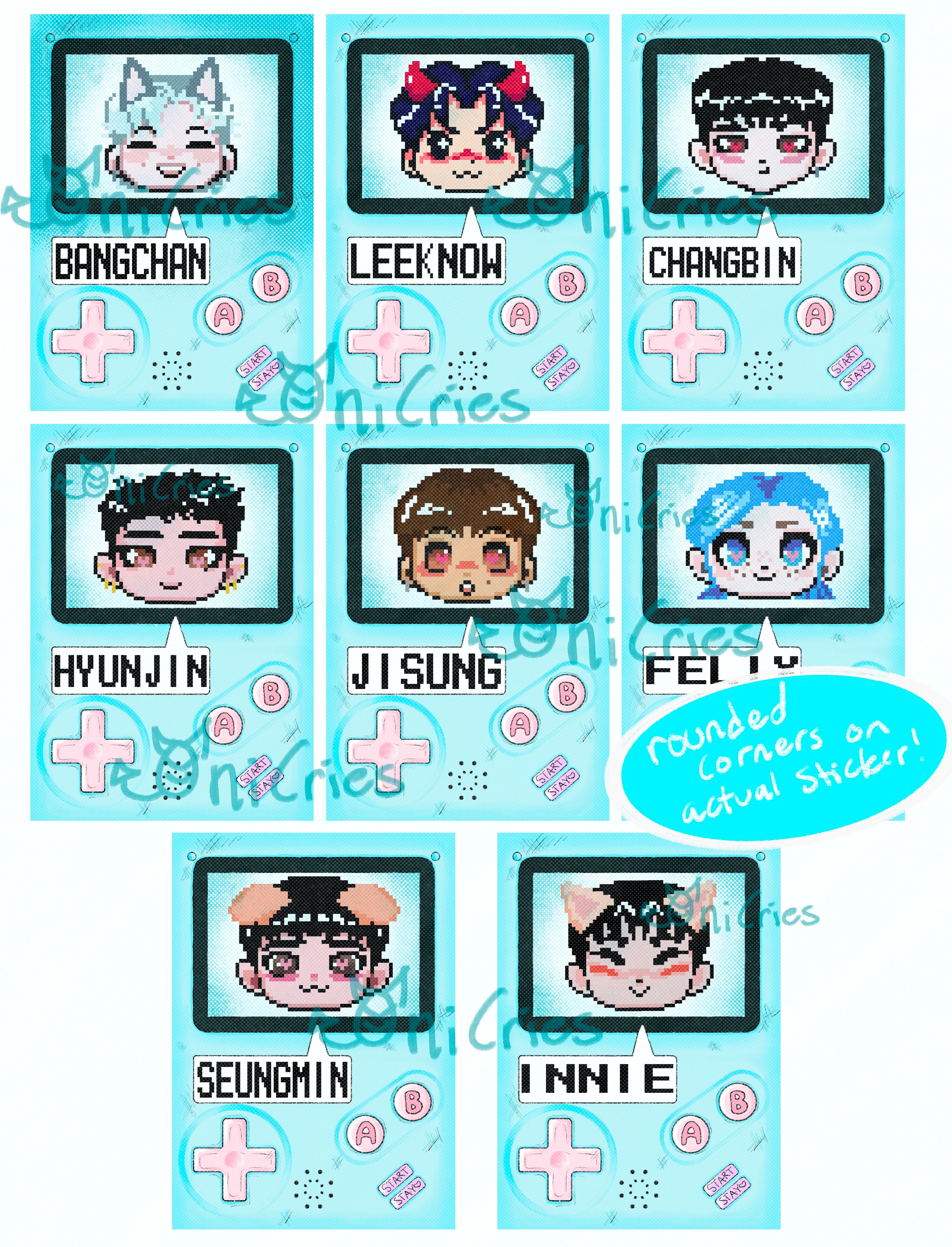GameBoy Stray Kids - Sticker