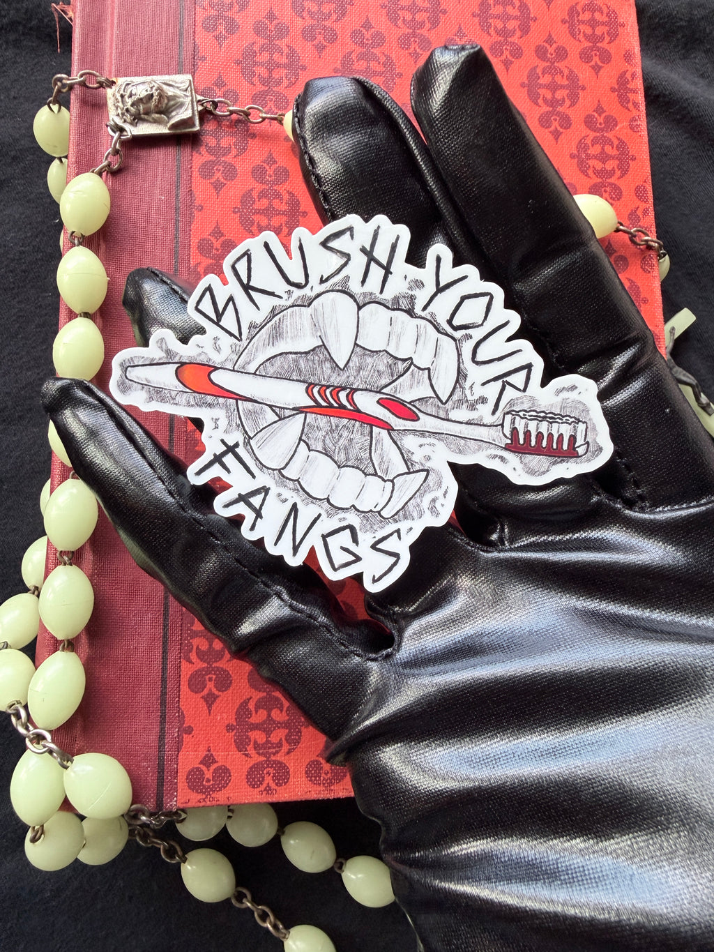 Brush Your Fangs / Holo-Sticker