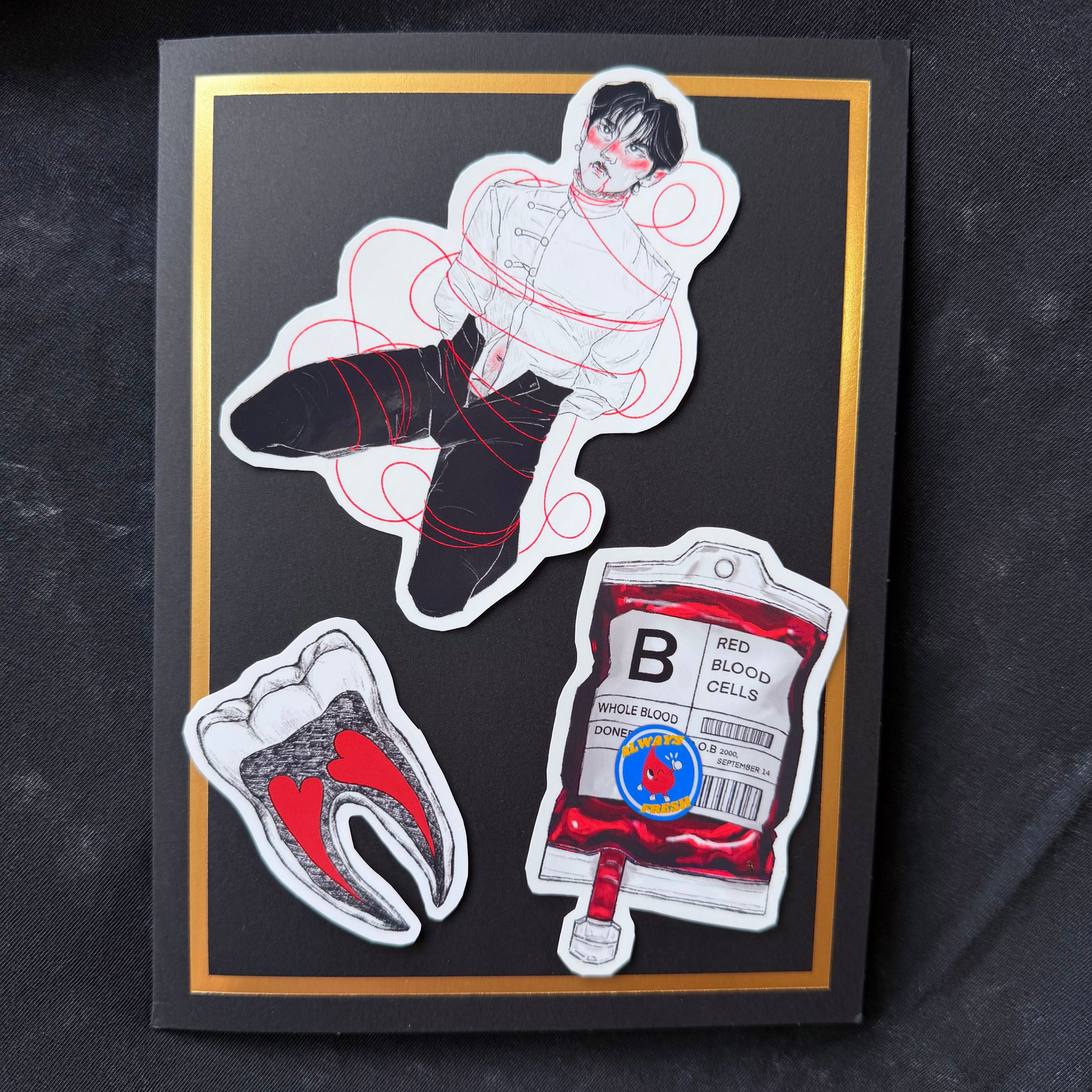 Sticker Bundle - Vampire Lino - Glossy Stickers